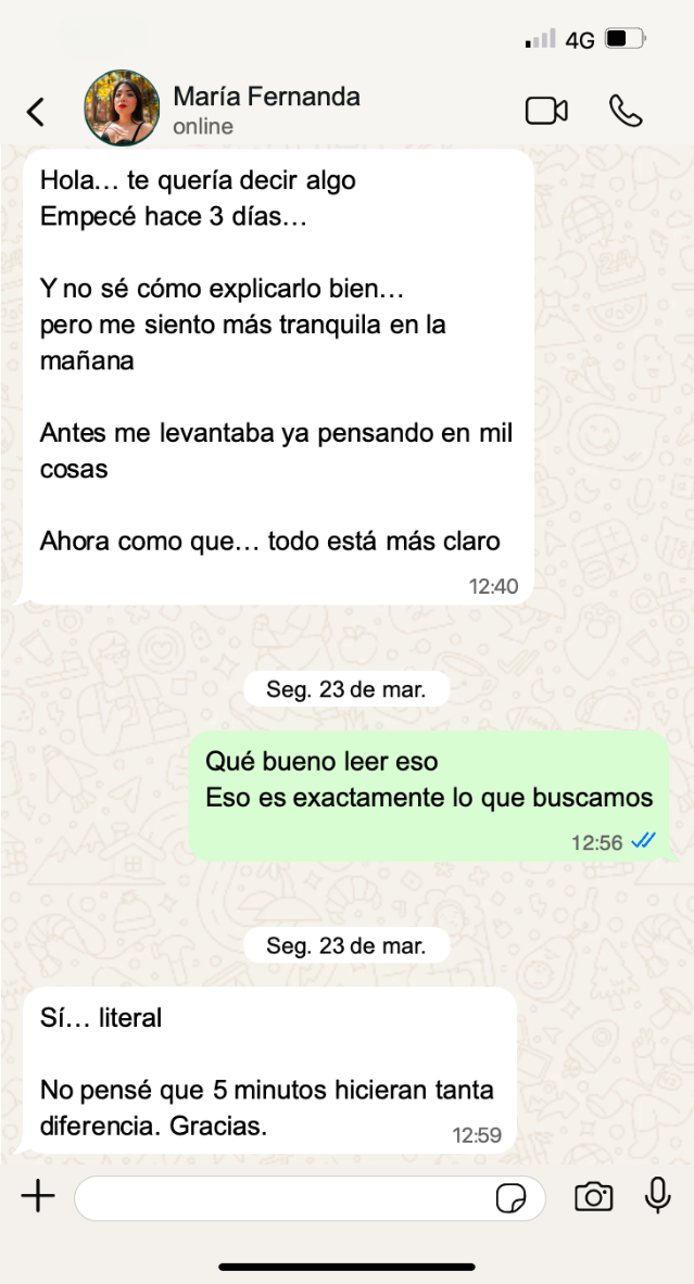 Testimonio María Fernanda